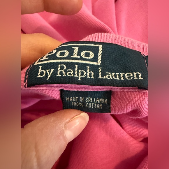 {POLO RALPH LAUREN} Pink Cotton Polo - Picture 7 of 7